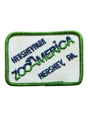 Vintage Hersheypark ZooAmerica Hershey PA Souvenir Embroidered Patch